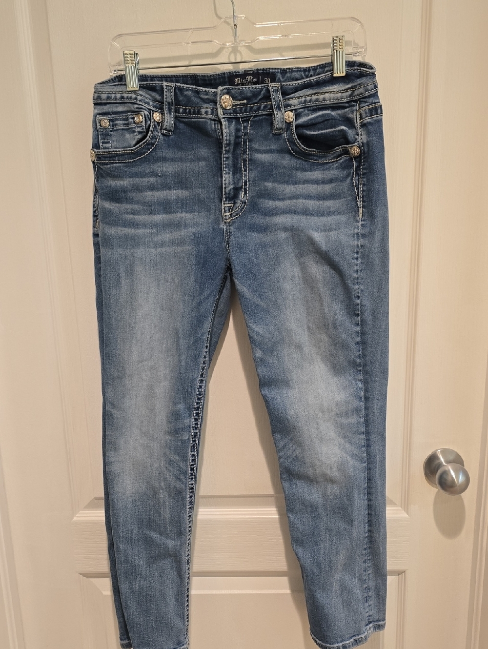 Miss Me Light Blue Skinny Jeans